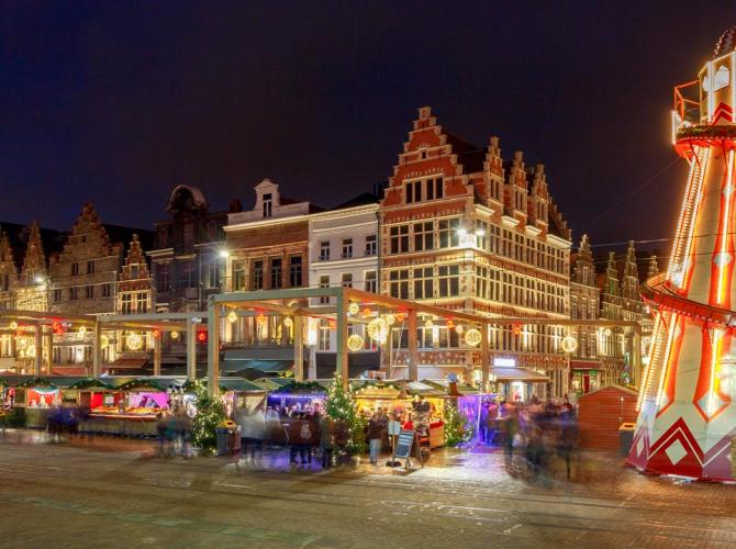 Piete de Craciun in Belgia